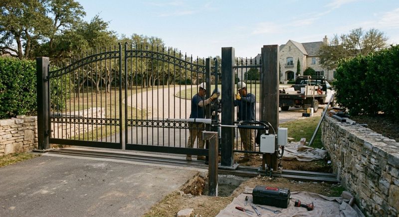 Driveway Gate Installation in Toms River, NJ