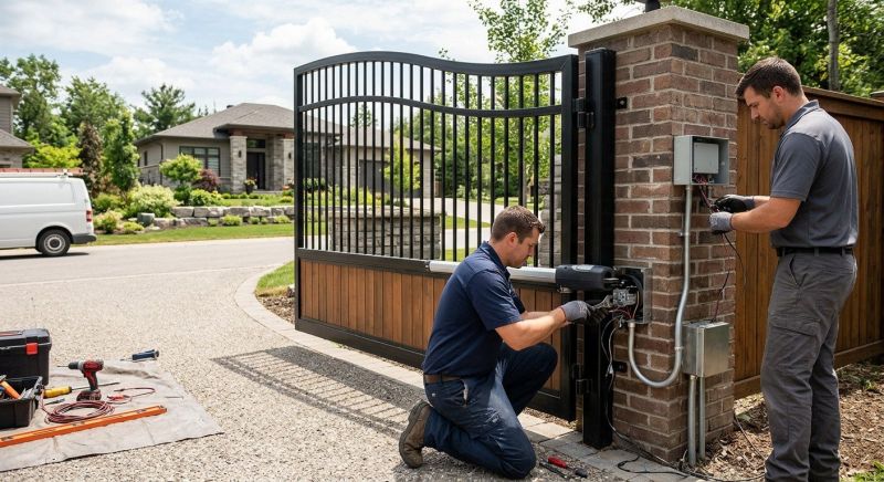 Main Gate Installation in Roswell, GA